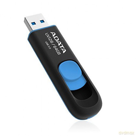 Pendrive DashDrive UV128 64GB USB 3.2 Gen1 czarno - niebieski