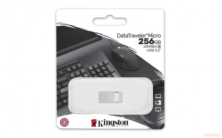 Pendrive Data Traveler Micro G2 256GB USB 3.2 Gen1