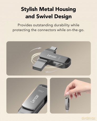 Pendrive Dual Drive D400 256GB USB-C/A 3.1 130MB/s