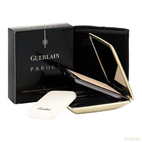 Guerlain Parure Compact Crystal Pearls rozświetlajacy podkład w kompakcie nr 12 (Rose Delicat) [KOSMETYKI]