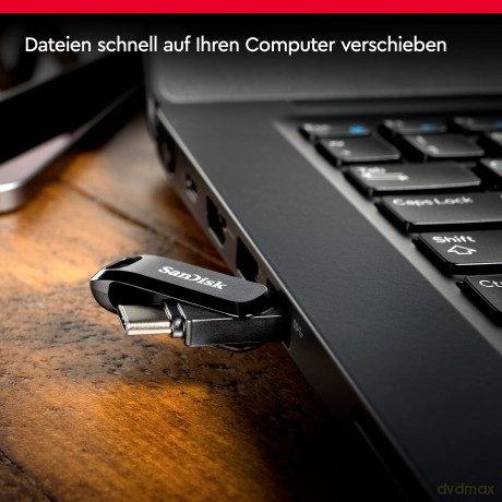 Pendrive Ultra Dual Drive Go 256 GB USB 3.1 Type-C 150MB/s