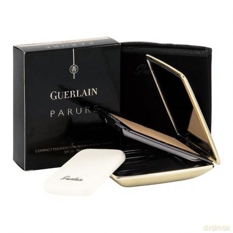 Guerlain Parure Compact Crystal Pearls rozświetlajacy podkład w kompakcie nr 22 (Dore Sensuel) [KOSMETYKI]