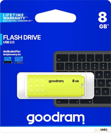 Pendrive UME2 8GB USB 2.0 żółty
