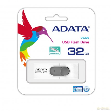 Pendrive UV220 32GB USB2.0 Biało-szary