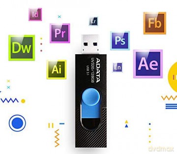Pendrive UV320 128G USB 3.2 Gen1 Czarno-niebieski