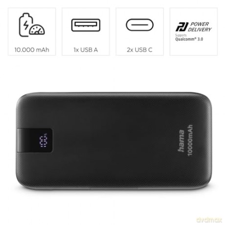 Power pack PD 10000 mAh Antracyt