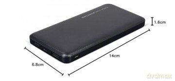 PowerBank 10 000 mAh czarny