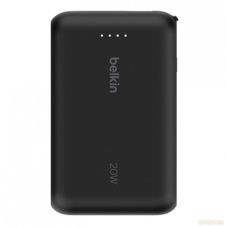 PowerBank BoostCharge 10k mAh 20w wbudowany kabel-C, port-C, czarny