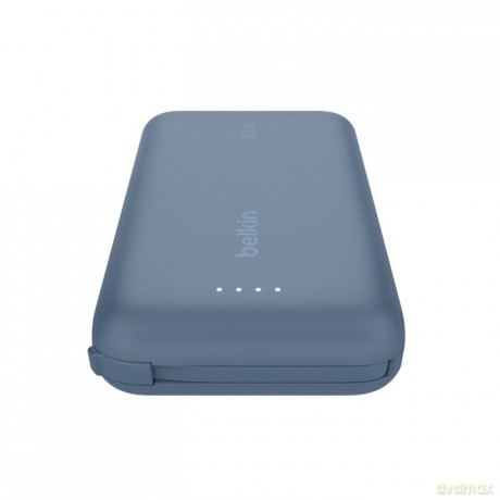 PowerBank BoostCharge 10k mAh 20w wbudowany kabel-C, port-C, niebieski