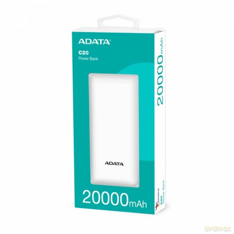 Powerbank C20 20000mAh USB-C biały