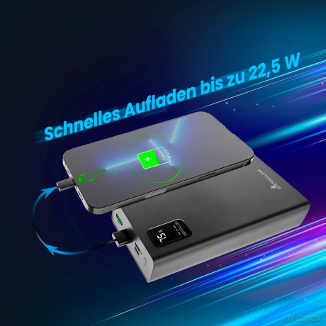 Powerbank EPB-068 USB-C EX.19508 czarny
