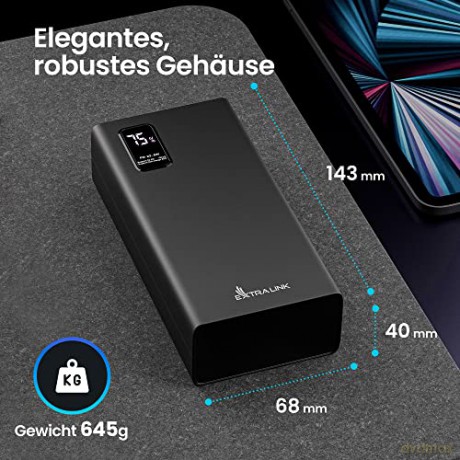 Powerbank EPB-069 USB-C EX.19515 czarny