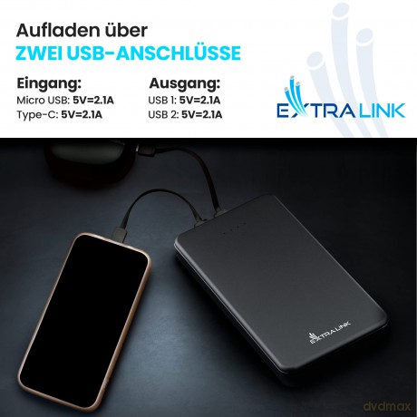 Powerbank EPB-078B EX.19560 czarny