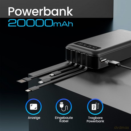 Powerbank EPB-084 EX.19614 czarny