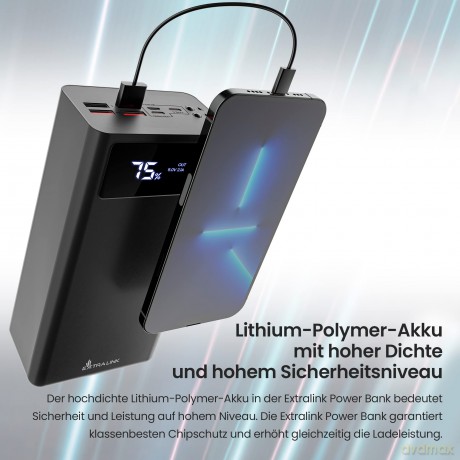 Powerbank EPB-114 EX.19591 czarny