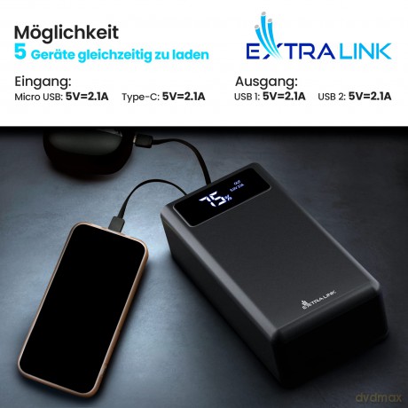 Powerbank EPB-114 EX.19591 czarny