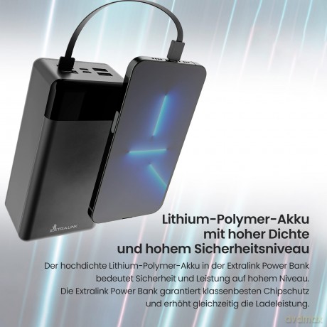 Powerbank EPB-124 EX.19522 czarny