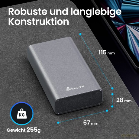 Powerbank EPB-126 srebrny EX.19539