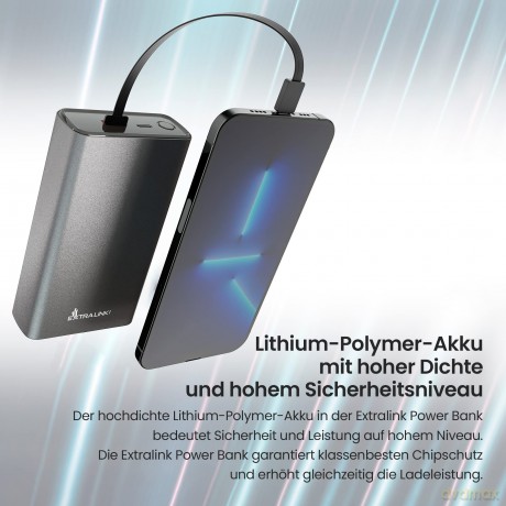Powerbank EPB-126 srebrny EX.19539