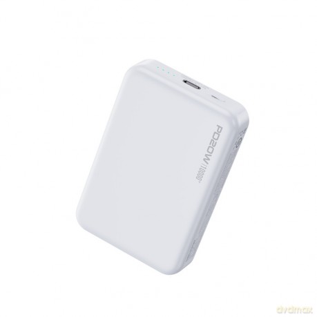 Powerbank indukcyjny 10000 mAh Fast Charging PD 20W MagSafe Biały