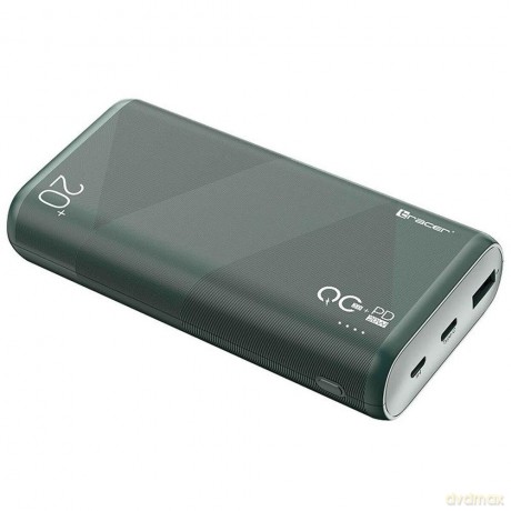 Powerbank Kori 20000mAh QC3.0-PD20W GR zielony