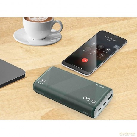 Powerbank Kori 20000mAh QC3.0-PD20W GR zielony
