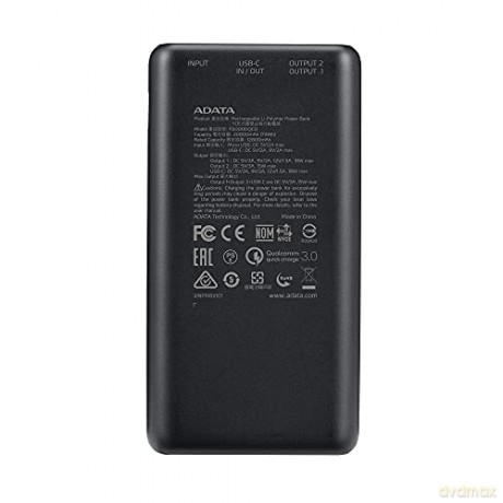 Powerbank P20000QCD 20000mAh Czarny QC/PD
