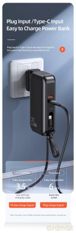 Powerbank PB63 3in1 10000mAh 20W