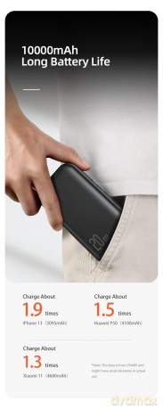 Powerbank PB63 3in1 10000mAh 20W