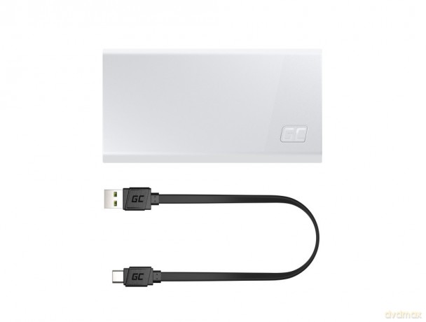 Powerbank PowerPlay 20S Biały 20000mAh 22,5W 3x USB-C 1x USB-A