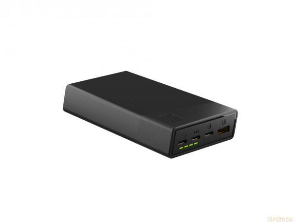 Powerbank PowerPlay 20S Czarny 20000mAh 22,5W 3x USB-C 1x USB-A