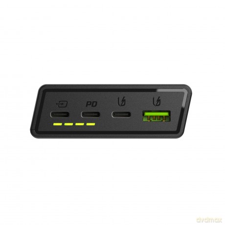 Powerbank PowerPlay 20S Czarny 20000mAh 22,5W 3x USB-C 1x USB-A