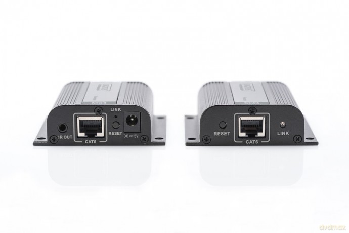Przedłużacz/Extender HDMI do 50m po skrętce Cat.6/7 UTP, 1080p 60Hz FHD, HDCP 1.2, IR, audio (zestaw)