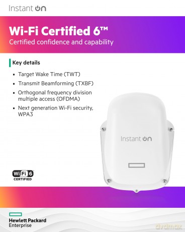 Punkt dostępowy Networking Instant On Outdoor AP27 (RW) Wi-Fi 6 S1T37A