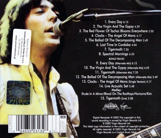 Steve Hackett: Spectral Mornings [CD]