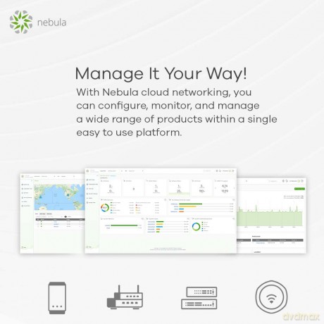 Punkt dostępowy NWA50AX-EU0102F Nebula AP SP WiFi6 802.11ax