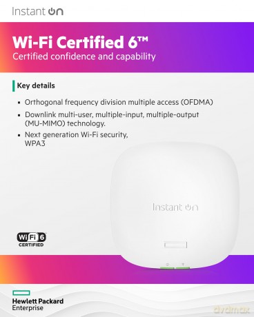 Punkt dostępu Aruba Instant On AP 22 (RW) AP R4W02A