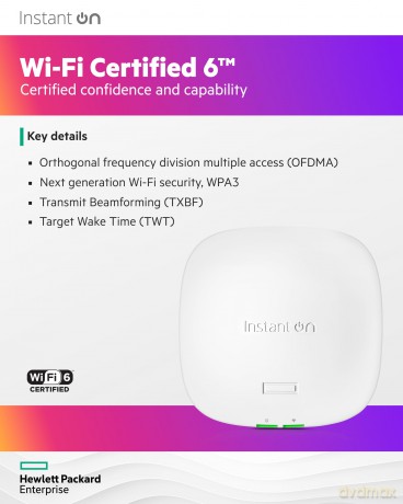 Punkt dostępu NW ION AP21 (RW) Wi-Fi 6 AP S1T09A