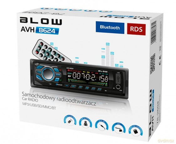 Radio Avh-8624 Mp3/Usb/Sd/Mmc/Bt