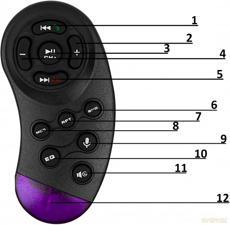 Radio BLOW MOBILE PRO 1DIN uchwyt SMART