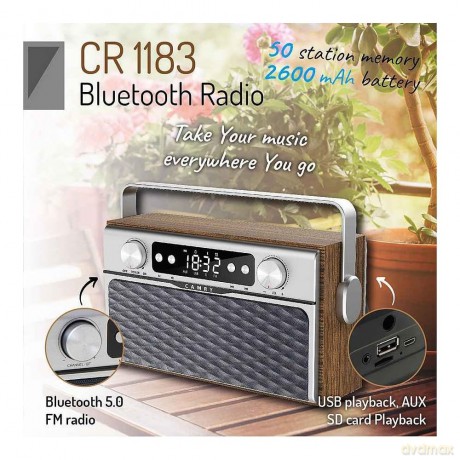 Radio CR1183 Bluetooth USB