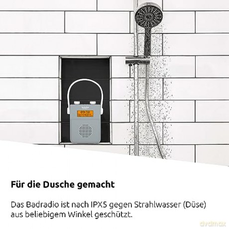 Radio DIGITRADIO 30 DAB+ łazienkowe gray