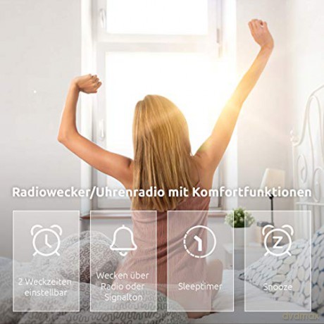 Radio DIGITRADIO 30 DAB+ łazienkowe gray