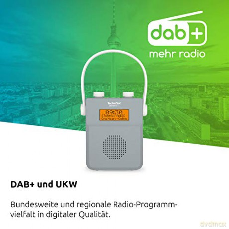 Radio DIGITRADIO 30 DAB+ łazienkowe gray