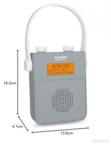 Radio DIGITRADIO 30 DAB+ łazienkowe gray