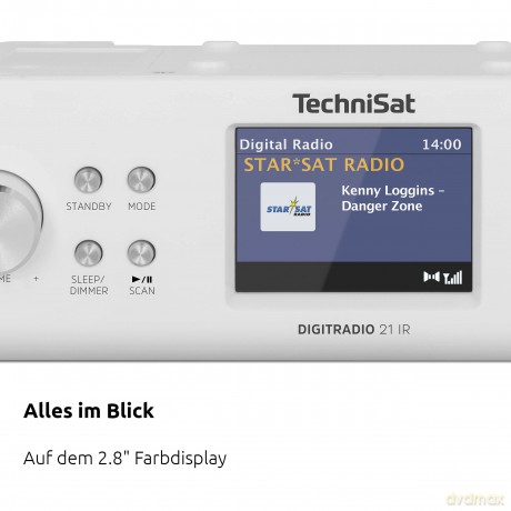 Radio kuchenne Digitradio 21 IR białe