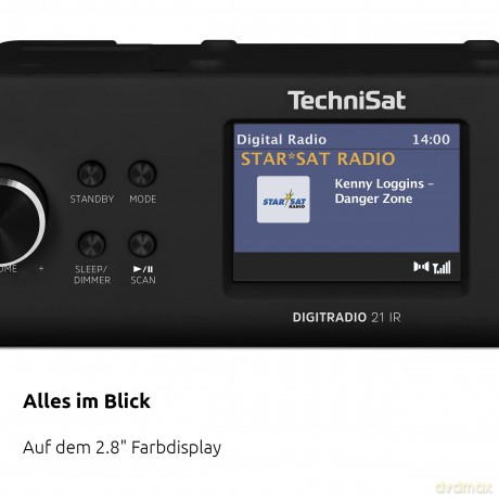 Radio kuchenne Digitradio 21 IR czarne