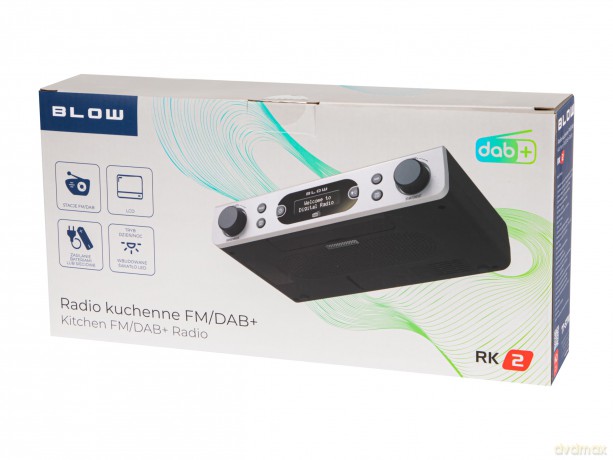 Radio kuchenne przenośne FM/DAB+ RK2