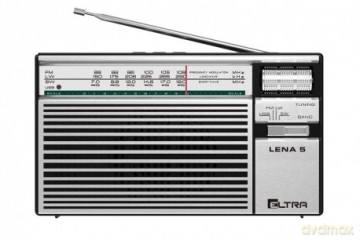 Radio LENA 5 USB Srebrne