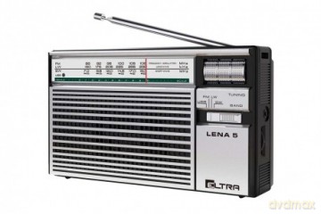 Radio LENA 5 USB Srebrne